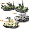 Assembled Construction Blocks Main Battle Tank Plaything Armored Vehicle Model Modern Military Series Soldier Army  Plaything Present