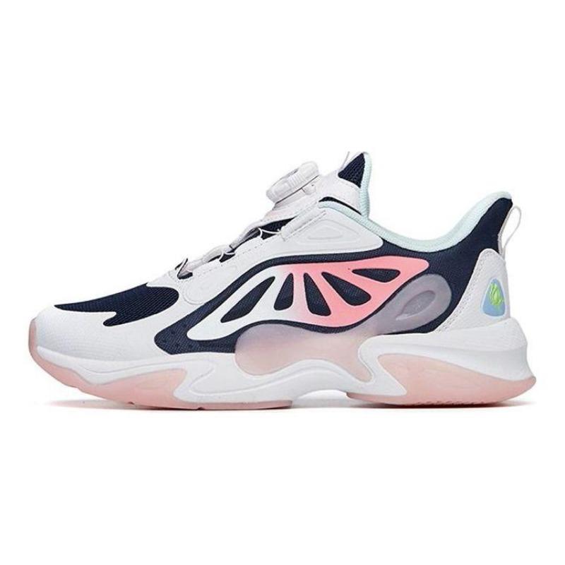 Anta Kids Butterfly Wing teen low-top casual sneakers blue-white 322228803-2 34
