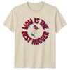 Mom Is The Best Hugger Butterfly Flower Mothers Graphic Mens Top Womens T-Shirt
