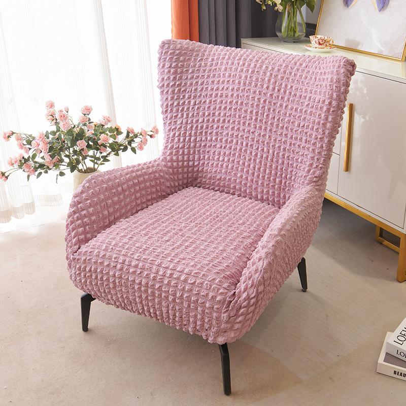 Solid Color Seersucker Lazy Boy Sofa Covers Relax Sofa Slipcovers Stretch Universal All-inclusive Lounge Tatami Chair Cover