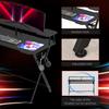 Gaming Desk Writing Racing Computer Table Workstation with Headphone Hook Curved Front Adjustable Feet for Home Office Use 140 x 60cm