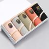 6PCS Mid Waist Simple Panties Breathable Large Size Briefs Trendy Underwear Women  Intimates