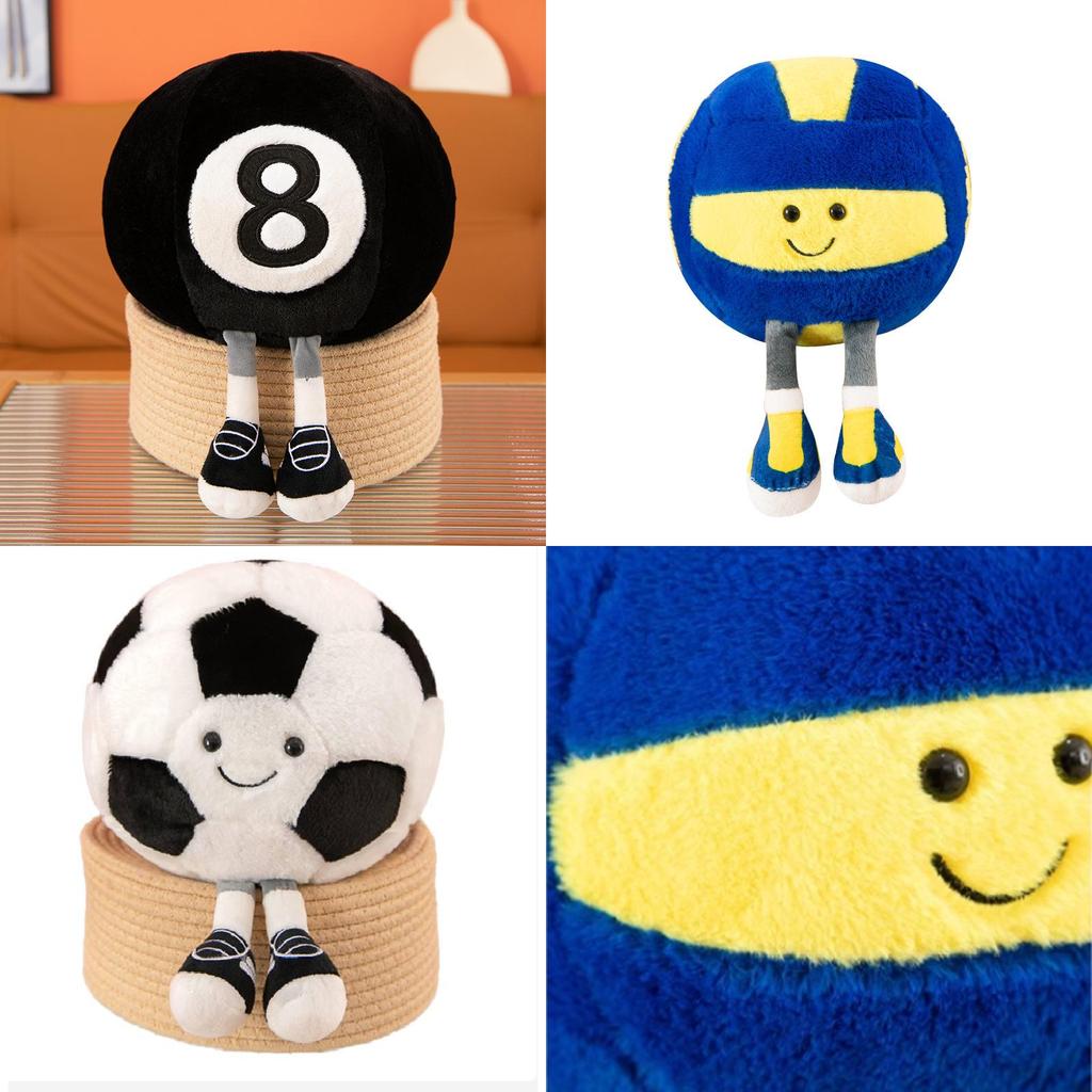 Cute Creative Plush Bear Ball Toy Doll Adorable Throw Pillow Soft Stuffed Animal