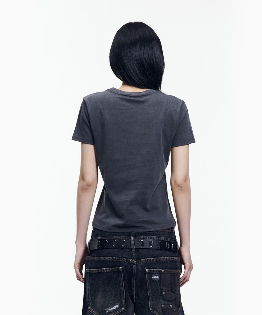 AAKAM Mosaic Cross Half Top (Dark Gray)