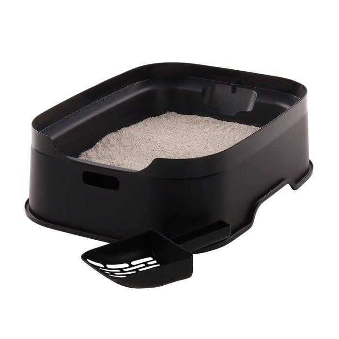 Maison de toilette pour chat 38 x 51 x 44 cm Trudy anthracite