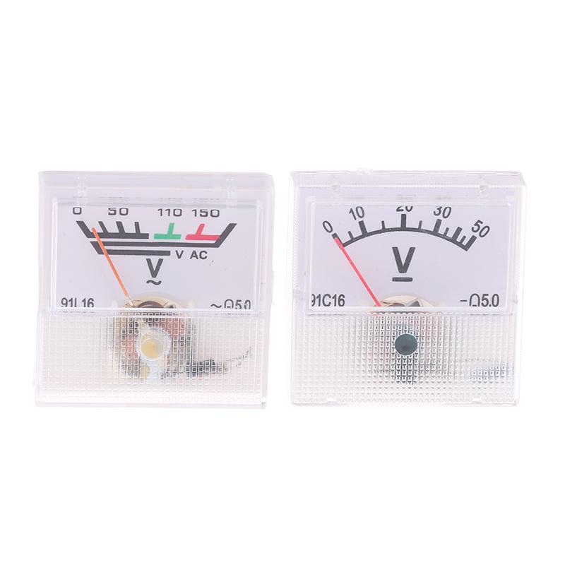 Ac 150-300V Cc 10-250V Cc 5-75A Amperometro Mini Tester Voltmetro Amperometro Pannello Analogico
