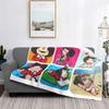 Coperta Mafalda Stampata 3D Morbido Pile di Flanella Calda Cartoni Animati Coperte Plaid per Casa Camera da Letto Divano Copriletti