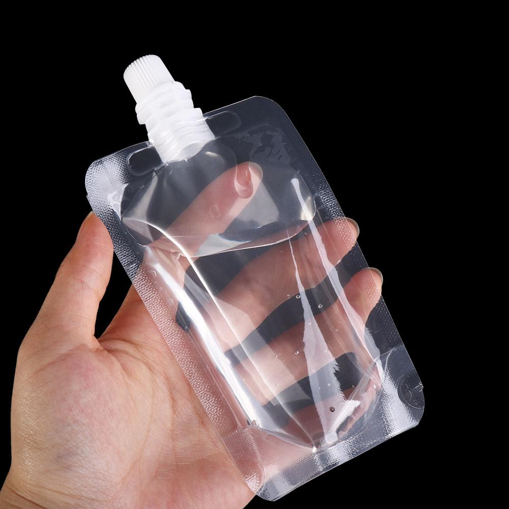 for Travel Party Refillable Leak Proof Liquid Containers Juice Pouches Soybean Milk Drink Pouch