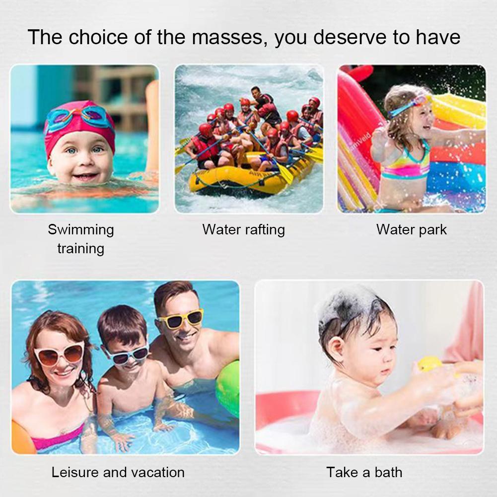 Kids Swimming Goggles No Leaking Pool Goggles with Ear Plugs Nose Clip for Children From 4 To 15 Years Old