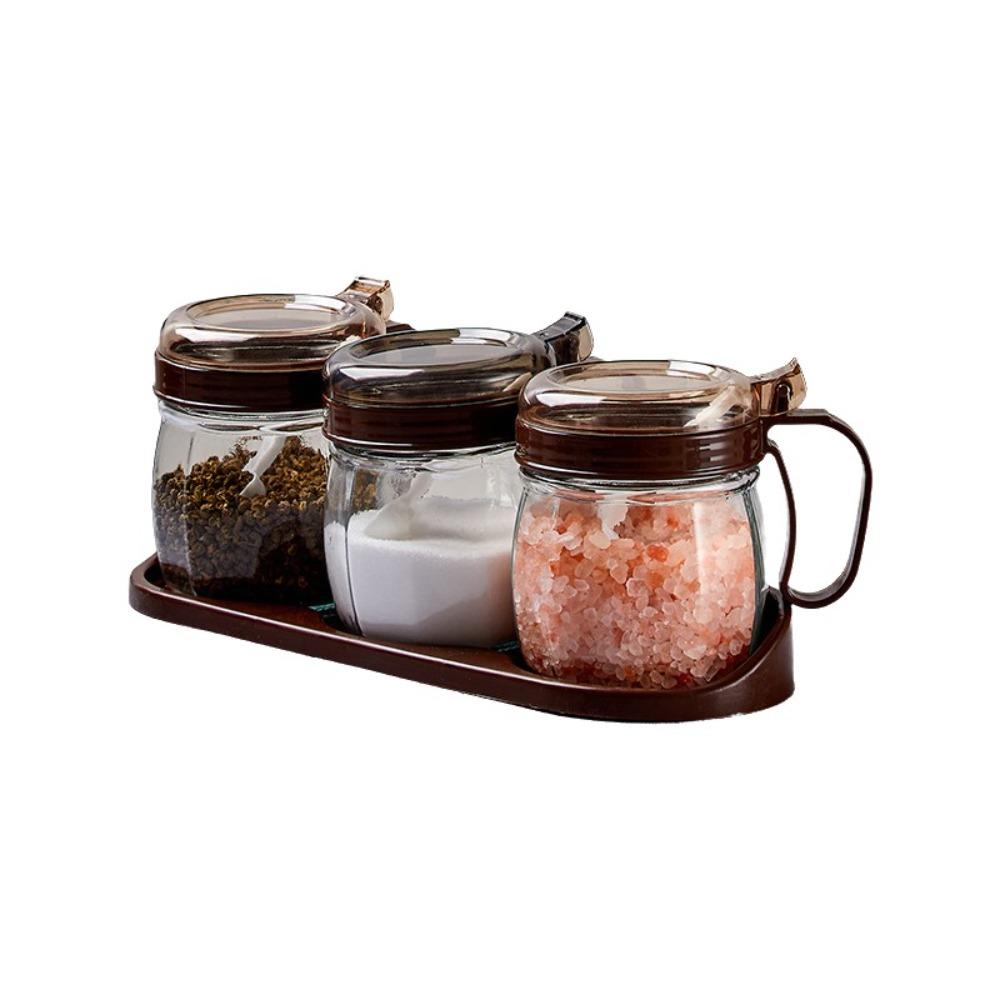 Large Capacity Kitchen Storage Bottle Sealing Condiment Jar Seasoning Canister  Kitchen кофейный