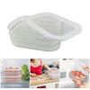 Portable Cold Cut Storage Container Refrigerator Safe Lunch Meat Box with Lid Flavor and Freshness Preserving Holder