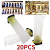 20PCS Queen Cage Rearing Cover Catcher Queen Plastic Cells Bees Box Cages Bees Tool Apiculture Equipment Protection