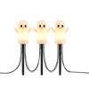 3 Piece Halloween Decorative Light Up Props for Outdoor Yard Window Bar House Night Light Decor Set