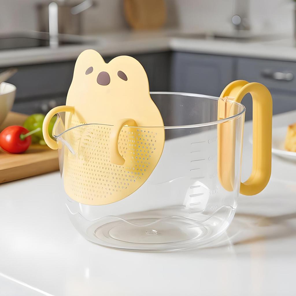 Measurement Cup Egg Filter Cup Measure For Kitchen Baking Supplies Strainer Bowl Kitchen Gadgets For Egg Rice Liquid Home