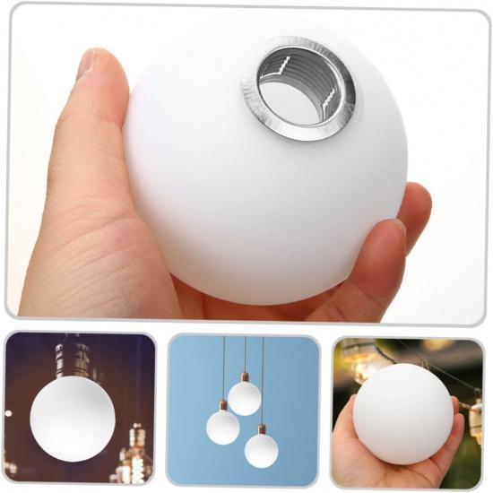 Angoily Spherical Lampshade Decorative Pendant Light Shade Mount Lamp Shades Living Globe Lights Replacement Globe Lamp Shade Round Ceiling Light