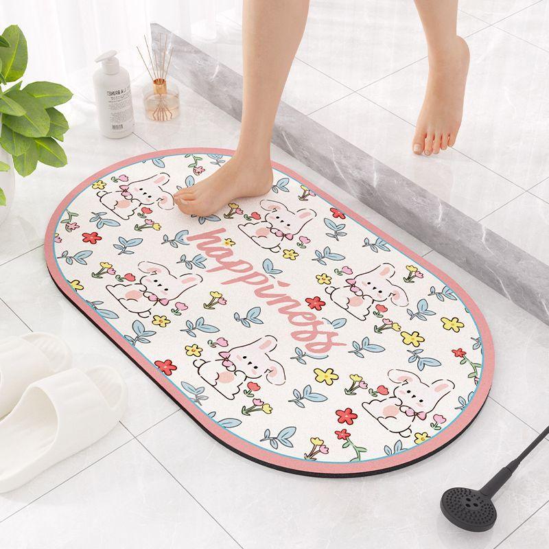 

Сучасний простий килимок для підлоги з діатомітової глини, водопоглинаючий та нековзкий килимок для підлоги біля дверей ванної кімнати, стійкий до бруду та зносостійкий, що миється 40 * 60Cm (diatom mud)