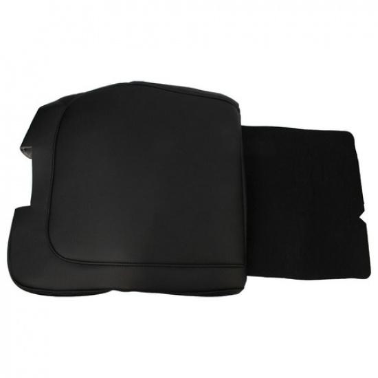 For Dodge Ram 2013-2018 Center Console Lid Leather Armrest Pad Cover Black