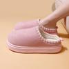 Couple Cotton Slippers 2025 Women's Autumn Winter Home Warm Plush Slippers Indoor Lightweight Comfortable Platform Flats