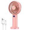 Portable Handheld Fan, Electric Fan with Digital Display, Handheld/neck Hanging/desktop Fan, Eyelash Fan, Makeup Fan