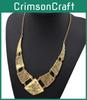 Moderne Legierung Choker-Halskette Mit Künstlerischer Gravur Für Stilvolle Damen-Accessoires