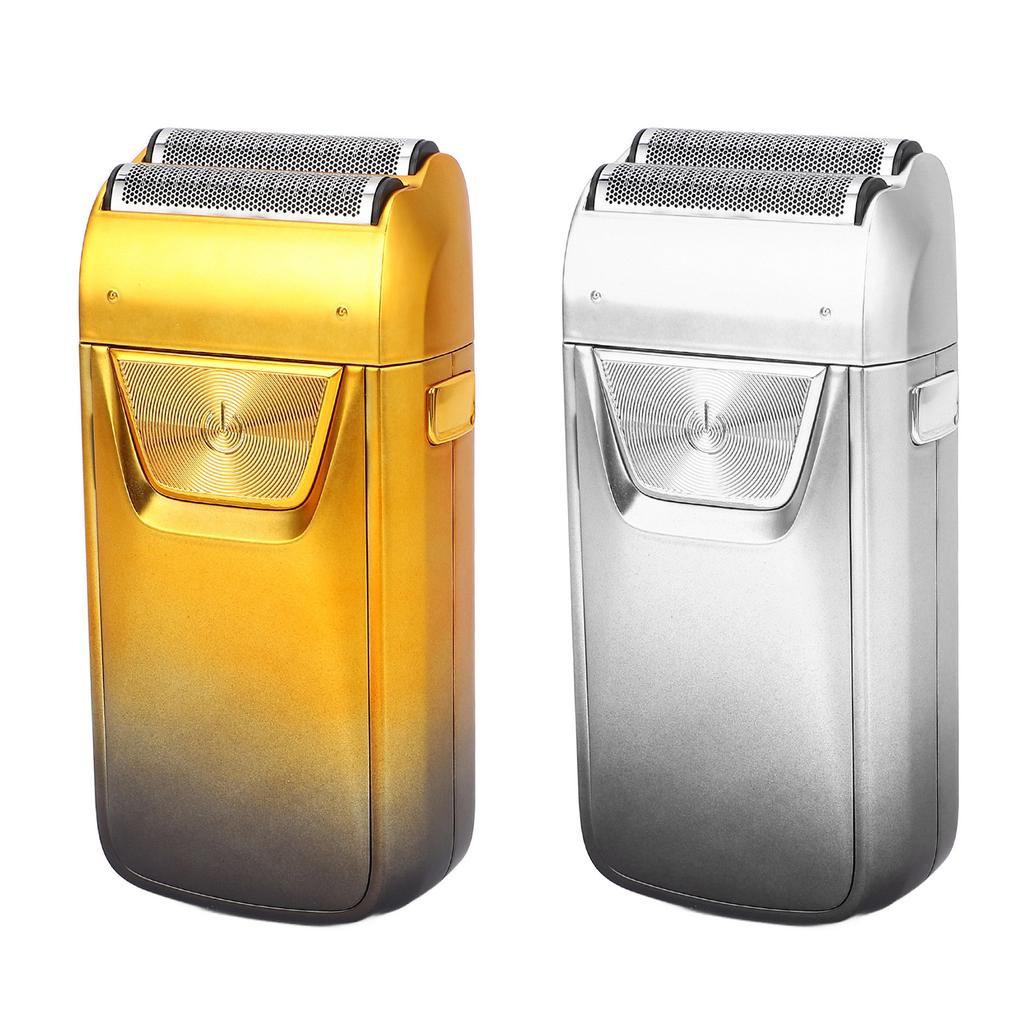 Electric Foil Clipper for Men LED Display Sideburn Trimmer 1200mAh Adjustable Head Double Foils Hair