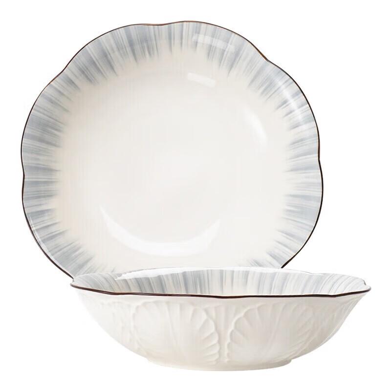 ZEBIAN Ceramic Lotus Bowl