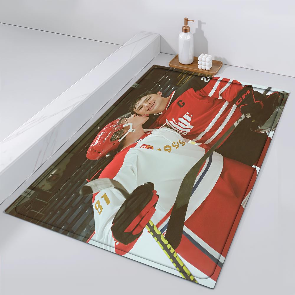 Door H-Heated Mat Bedside Rivalry Entrance Bath Floor Exercise Decoration Corridor Door Mat Carpet Living Sports Room Balcony