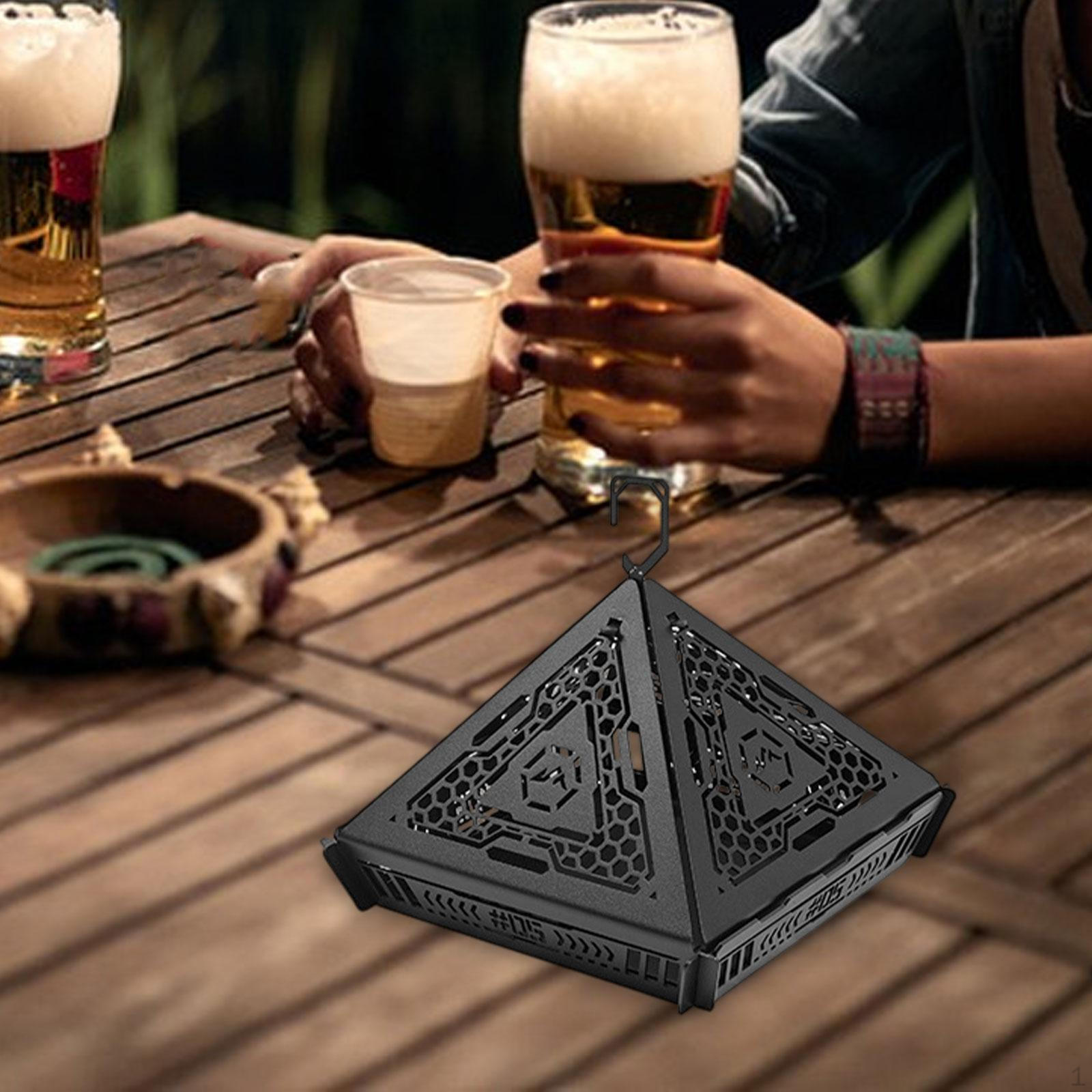 

Огнеупорная подставка для благовоний Пирамида Ажурная горелка для спиралей с ручкой для сада, дома