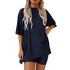 Set Pigiama Donna Casual Solido Colorato Largo Estate 2026 Europeo & Americano