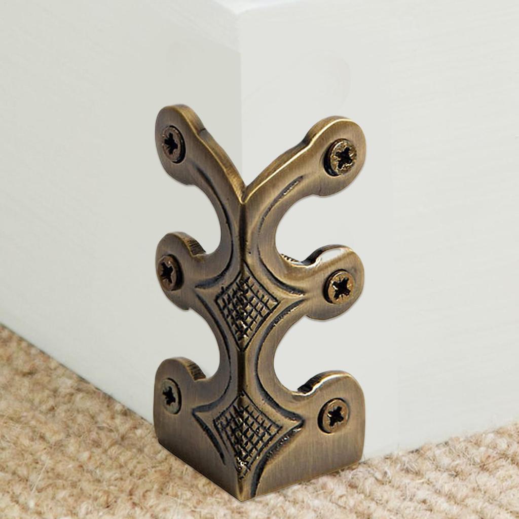 Baseboard Protector Edge Corner Protectors Metal Skiffers Solid Brass Home Corner Guard Decorative Protector Cover