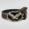 Western Trend High-End Embossed Leather Youth Belt for Men