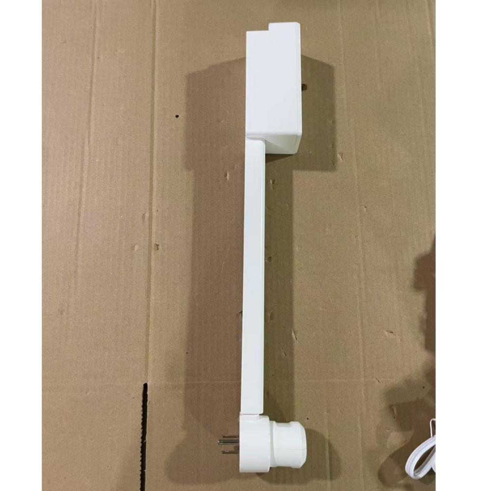 Rotates 180° Electrical Outlet Extender Adjustable Length Flat Plug Power Strip  for NightStand