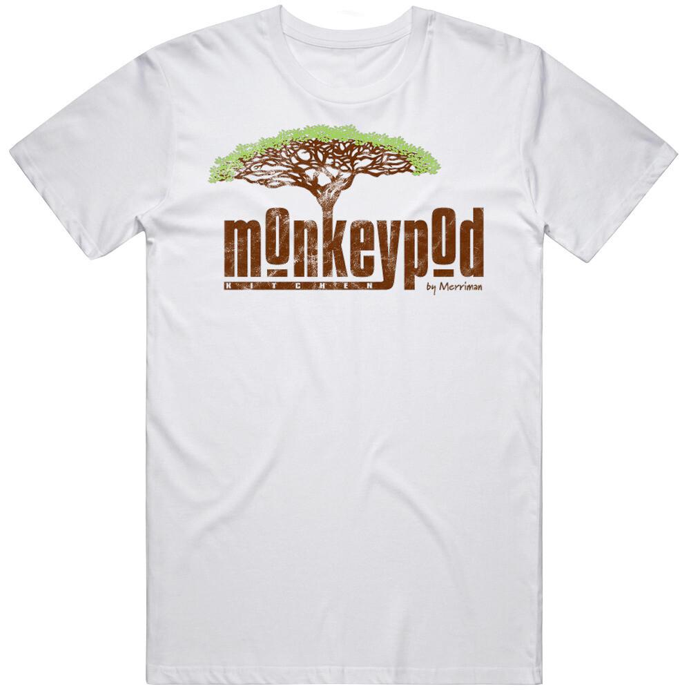 Monkeypod Kitchen Maui Hawaii Restaurant Worn Look T Shirt Mens Womens Tees Top 2XL
