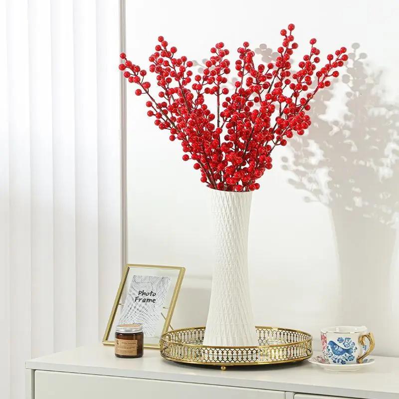 Ceramic Vase Gradual Dazzling Guangzhou Tower Porch Living Room Light Luxury Decoration Small Waist Hydroponic Flower Device New