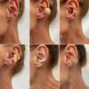 No Ear Piercings, European and American Metal Feeling, Starfish, Moon, Sun, Flower Ear Clips, Seaside Vacation Wind, Premium Earrings, 