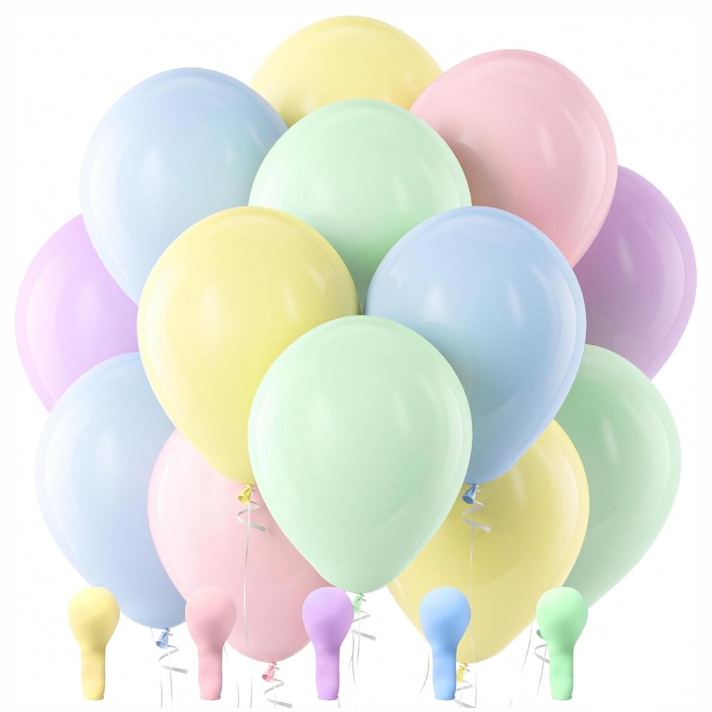 12inch 100pcs Multi-color Balloon Set, Suitable for Weddings, Birthdays, Themed Parties, Pre Wedding Parties, Family Gatherings