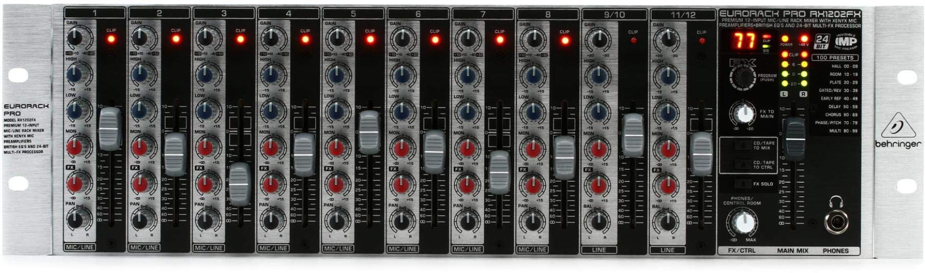 

Behringer Line Mixer 12ch Effector RX1202FX