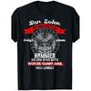 Men's Viking Norse Mythology T-Shirt - Odin's Son Germanic, Casual Round Neck Tee with Viking Patterns, Year-Round Comfortable Wear for Viking