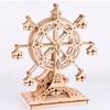 Children's Wooden Custom Puzzle Wooden DIY Music Box Music Box Ferris Wheel 3D Puzzle