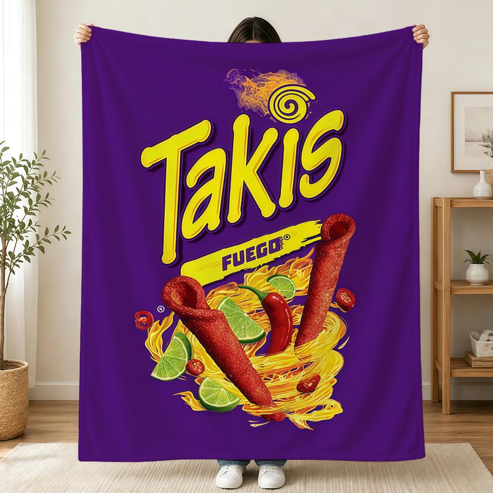BB Design T-TakisS Blanket Printed Flannel Soft Warm Cozy Season Nap Bed Sofa Travel Camping Gift Adults Kids