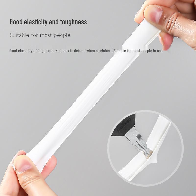 Disposable Silicone Thumb Glove for Nail Art - Anti-static, Non-slip, Thickened Protection