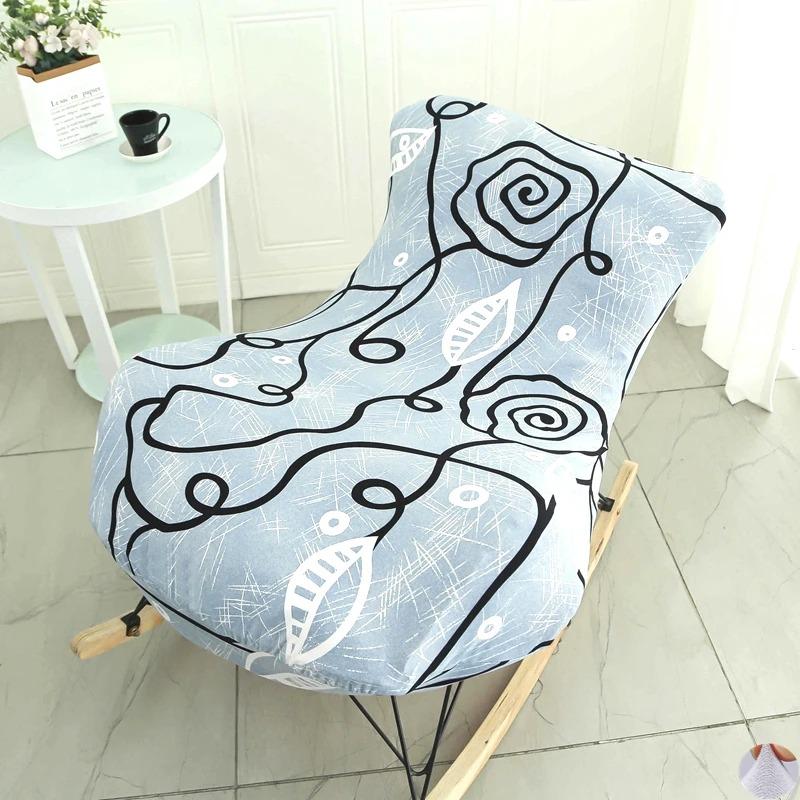 Elastic Universal Rocking Chair Recliner Cover Sofa Lazy Lobster Chair All-Inclusive Cover Slipcover Bachelor's Chair Protector