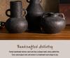 Retro Wabi-Sabi Jingdezhen Ceramic Vase - Vintage Style Small Flower Arrangement Ornament