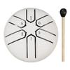 3 Inch Percussion Steel Tongue Drum Glucopon Music Drums 6-Tone Hang Drum Percussion Musical Instrument Mini Handpan Drum Gift