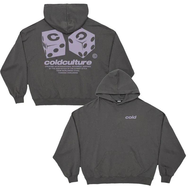 Autumn and winter sweater trendy brand men's and women's same cardigan jacket hooded zipper popular personality street printing