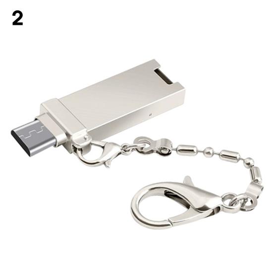 Adaptér čtečky karet pro dvojí použití Spolehlivý vyměnitelný za provozu Type-C/Micro USB OTG pro mobilní telefony s vysokou rychlostí