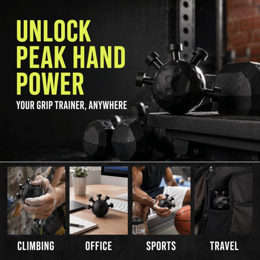 2PCS Muscle Building Finger Grip Strengthener 5 Finger Design Finger Exerciser For Forearm Training