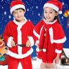 Children's Red Christmas Costumes, Children's Christmas Santa Claus Suits, Boys and Girls