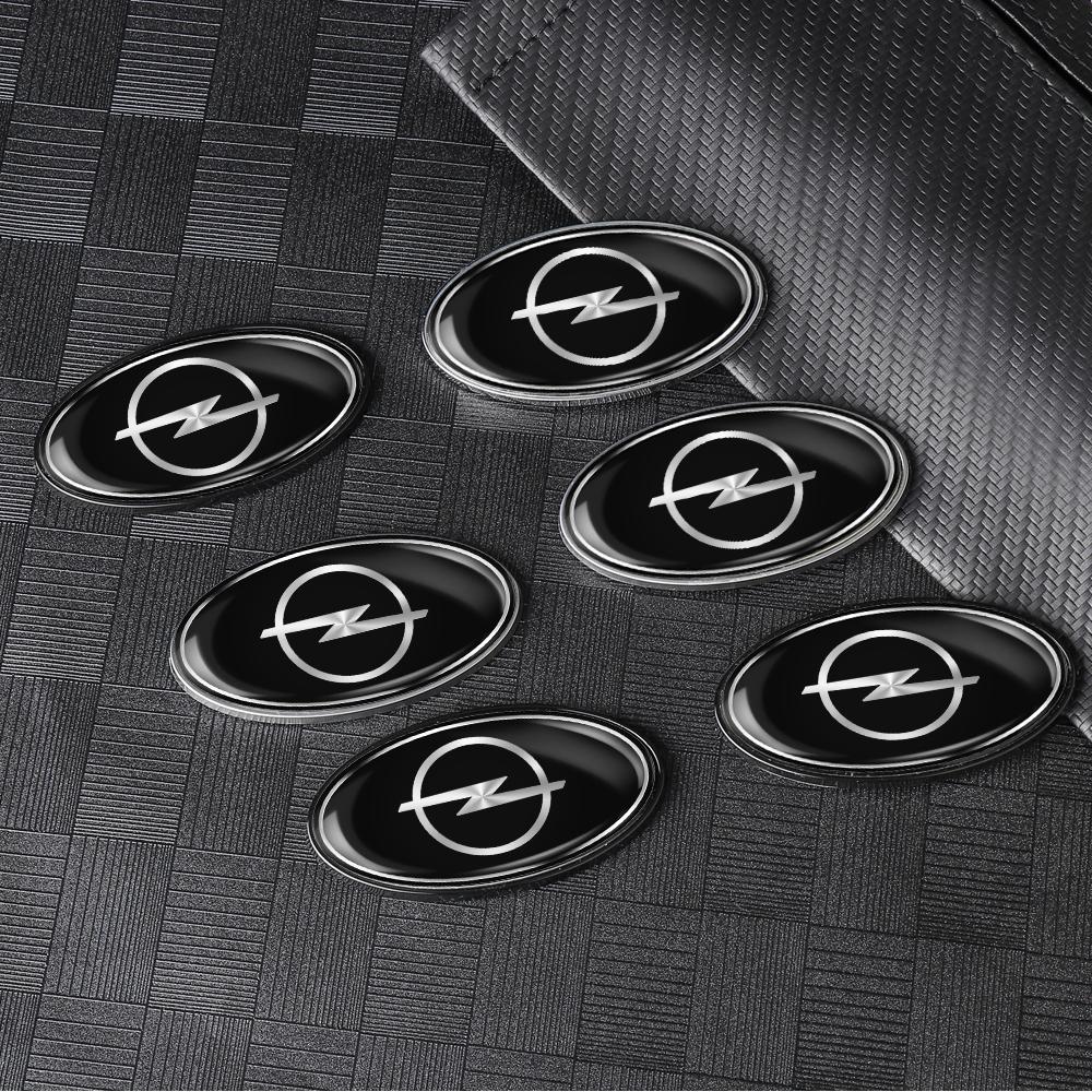 Für Opel OPC Astra K Vectra Corsa Zafira Insignia Mokka Auto Styling Karosserie Kofferraum Aluminium Oval Abdeckung Aufkleber Emblem Zubehör