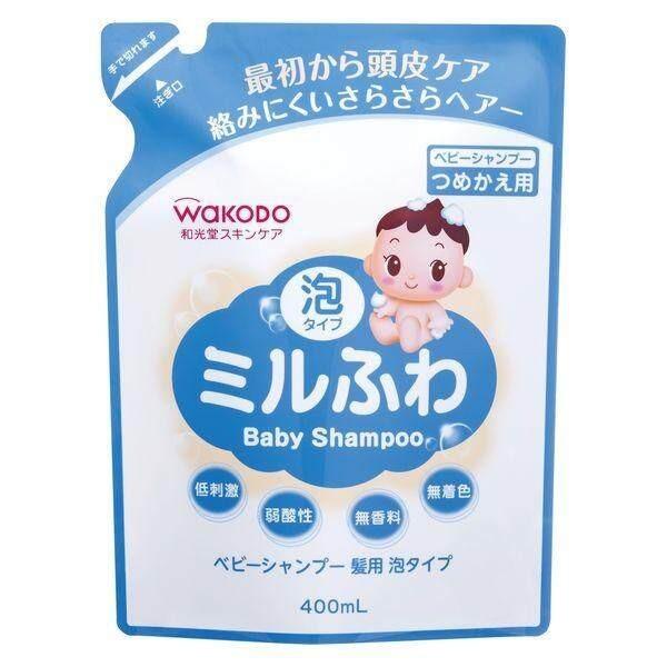 Asahi Group Foods Milufuwa Pieniący się szampon dla dzieci 450 ml 400 ml Refill